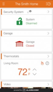 alarm.com security app