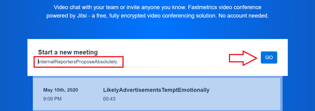 random meeting name generator for meetings