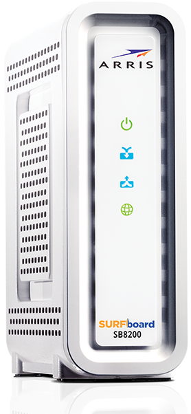 Arris sb8200 SURFboard gigabit cable modem detail